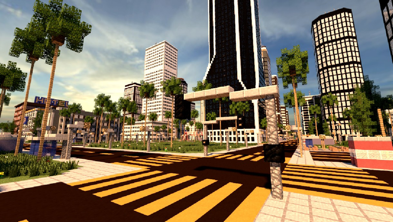 Illustration for article titled It's Fun To Explore the Minecraft Version of Los Angeles
